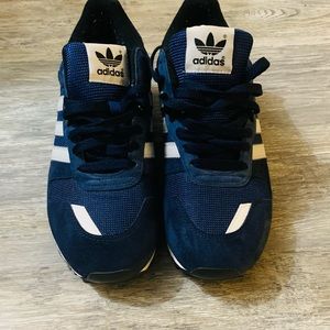 ADIDAS sneakers size 9 blue and white